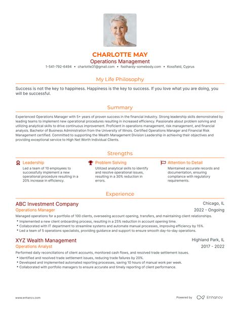 Operations Manager Resume Examples + Guide for 2024 .